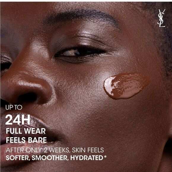 NIB- YVES SAINT LAURENT ALL HOURS FOUNDATION: SHADE IS LIGHT WARM 8 - Picture 7 of 9